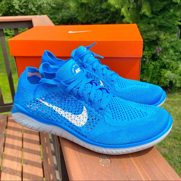 Nike Other - Nike Free Rn Flyknit 2018 Game Royal Blue Training